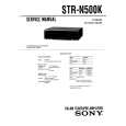 SONY STR-N500K Service Manual