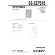 SONY SSCEP515 Service Manual
