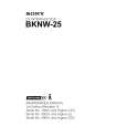 SONY BKNW-25 Service Manual