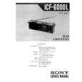 SONY ICF-6000L Service Manual
