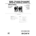 SONY SRSZ1000/PC Service Manual