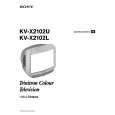 SONY KVX2102L Owners Manual