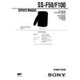 SONY SS-F50 Service Manual