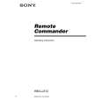 SONY RM-LJ312 Owners Manual