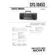 SONY CFS-1045S Service Manual