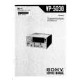 SONY VP-5030 Service Manual