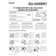 SONY SU40XBR7 Owners Manual