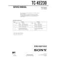 SONY TC-KE230 Service Manual