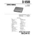 SONY DV500 Service Manual