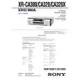 SONY XR-CA300 Owners Manual