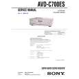 SONY AVDC700ES Service Manual
