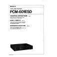 SONY PCM-601ESD Owners Manual