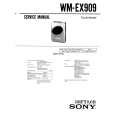 SONY WM-EX909 Service Manual