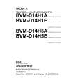 SONY BVM-D14H5U Service Manual