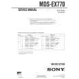 SONY MDSEX770 Service Manual