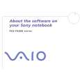 SONY PCG-FX601 VAIO Software Manual
