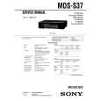 SONY MDS-S37 Service Manual