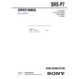 SONY SRSP7 Service Manual