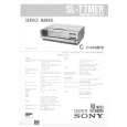 SONY C VHASSIS Service Manual