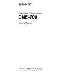 SONY DNE-700 User Guide