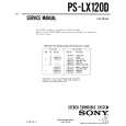 SONY PSLX120D Service Manual