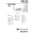 SONY DVP-F25 Owners Manual