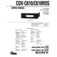 SONY CDXC610 Service Manual