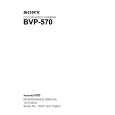 SONY BVP-570WSPK Service Manual