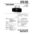SONY CFD-20S Service Manual