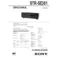 SONY STRSE381 Service Manual