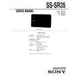 SONY SS-SR35 Service Manual