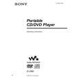 SONY D-VM1 Owners Manual