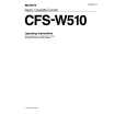 SONY CFS-W510 Owners Manual