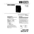 SONY WM-EX23 Service Manual