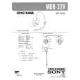SONY MDR32V Service Manual