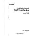 SONY SDT7000 Owners Manual