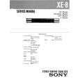 SONY XE8 Service Manual