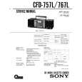 SONY CFD-767L Service Manual