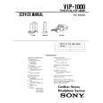 SONY VIP-1000 Service Manual
