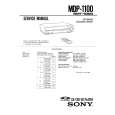 SONY MDP-1100 Service Manual