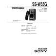 SONY SS-W55G Service Manual