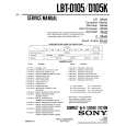 SONY LBTD105K Service Manual