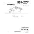 SONY MDR-E505V Service Manual