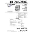 SONY HCDCP500K Service Manual