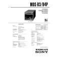 SONY MDS-B4P Owners Manual