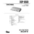 SONY XDP-U50D Service Manual