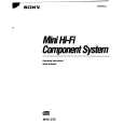 SONY MHCC70 Owners Manual