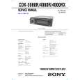 SONY CDX4000RX Service Manual