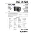 SONY DSCS50 Service Manual