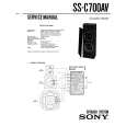 SONY SSC700AV Service Manual